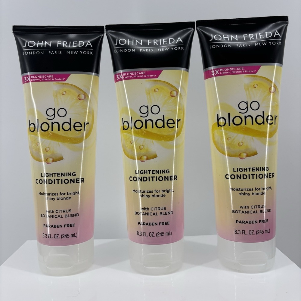 John Frieda Go Blonder Lightening Conditioners 8.3 Fl Oz 3 Pack
